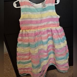 Blueberi Boulevard Multicolor Striped Dress